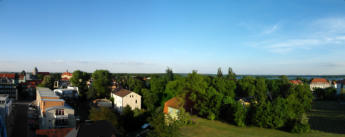 Stadt Senftenberg mit Panoramablick zum See