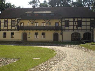 Schlosshof der Festungsanlage Senftenberg
