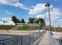 Flutung ehemaliger Ilsesee in Großräschen