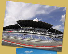 Haupttribühne am Eurospeedway Lausitzring