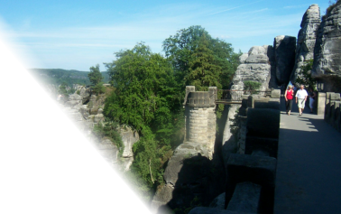 Wanderweg von Rathen zur Bastei