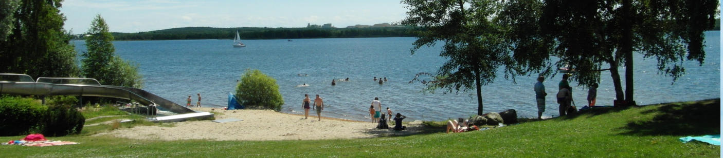 FKK und Surferstrand am Senftenberger See im Stadtteil Buchwalde