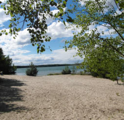 Badebucht am Senftenberger See in Peickwitz