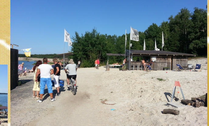 Strandbar am Geierwalder See