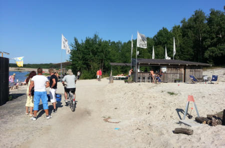 Strandbar am Geierwalder See