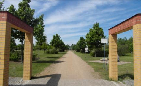 Eingang zur Allee der Steine in Großräschen