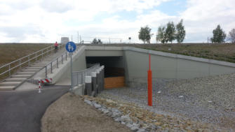 Tunnel am Ilsekanal zum Großräschener See