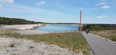 Strandzugang am Campingplatz